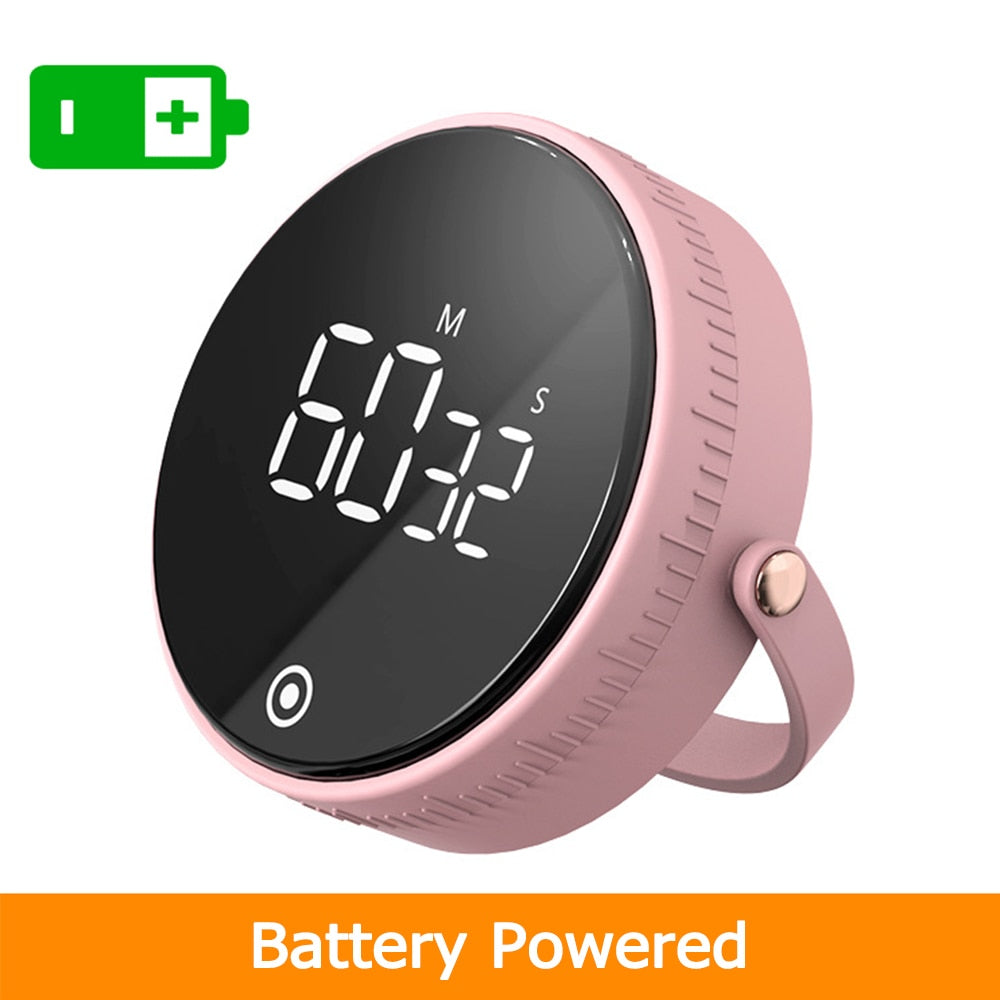 Magnetic LED Digital Kitchen Timer - Countdown and Alarm Clock