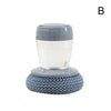 Kitchen Soap Dispensing Dishwashing Brush - Easy-to-Use Scrubber with Soap Dispenser