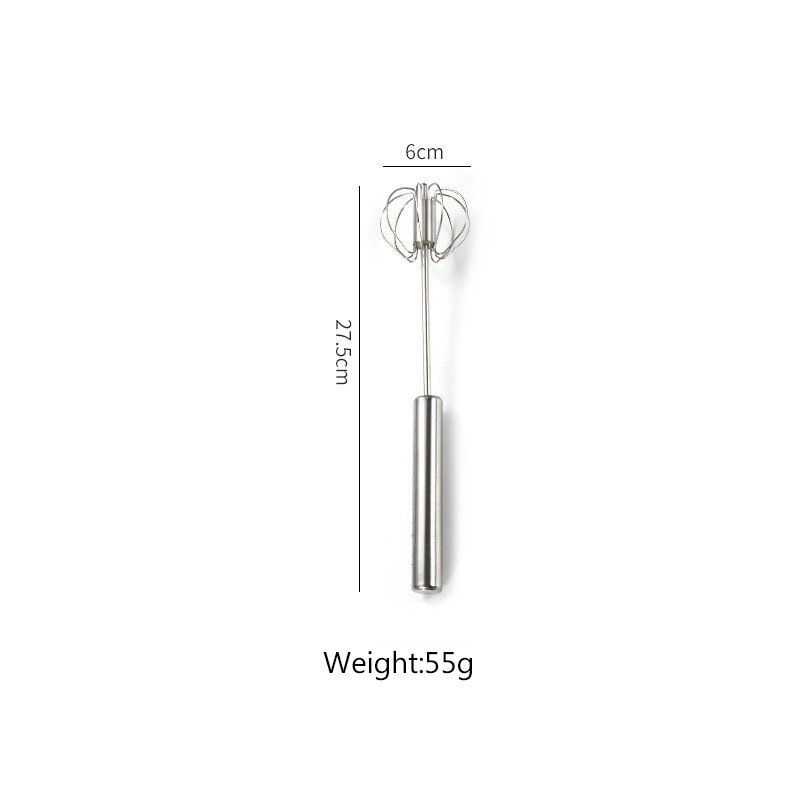 Semi-Automatic Rotating Egg Whisk