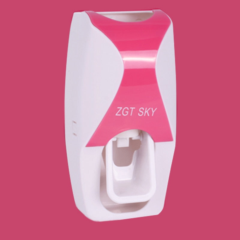 Automatic Toothpaste Dispenser & Toothbrush Holder (Wall Mounted)