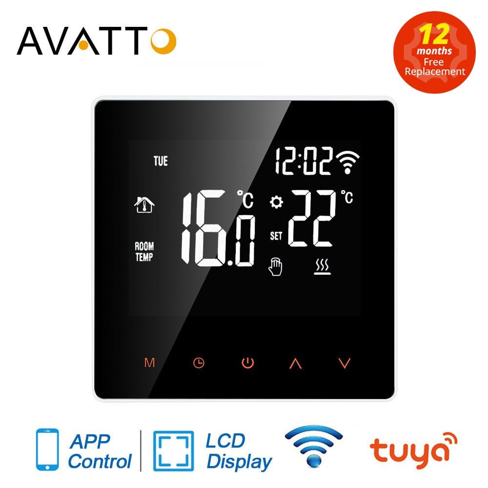 AVATTO Tuya WiFi Smart Thermostat - Remote Temperature Control for Google Home and Alexa