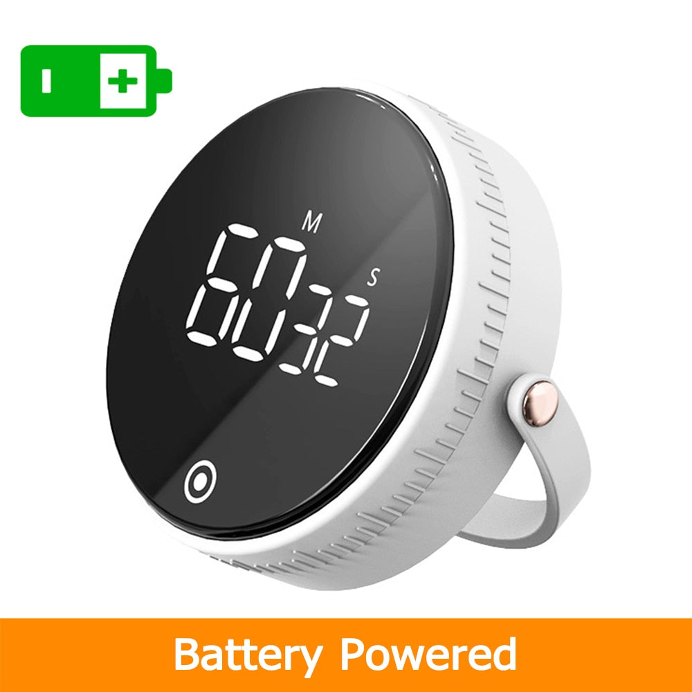 Magnetic LED Digital Kitchen Timer - Countdown and Alarm Clock