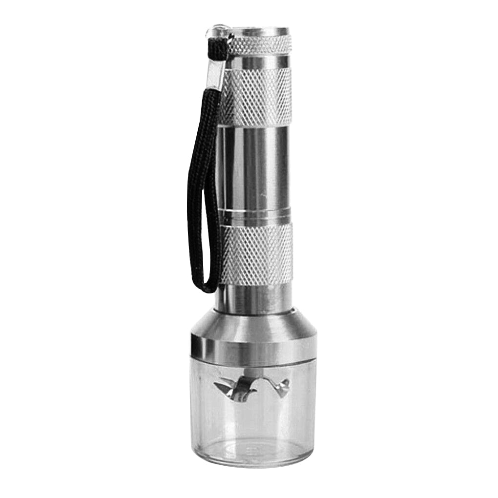 Portable Electric Herb Grinder - Torch Shape, Battery Operated