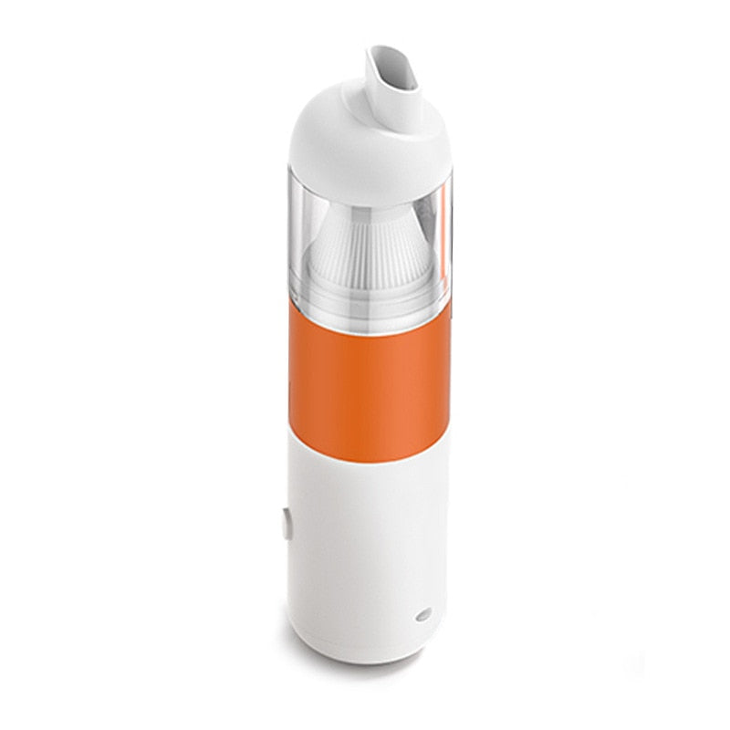 Rechargeable Portable Car Vacuum Cleaner - Handheld Dust Catcher with Cyclone Suction