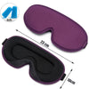 Soft Eye Mask for Sleeping and Travel - Blocks Out Light for Relaxation