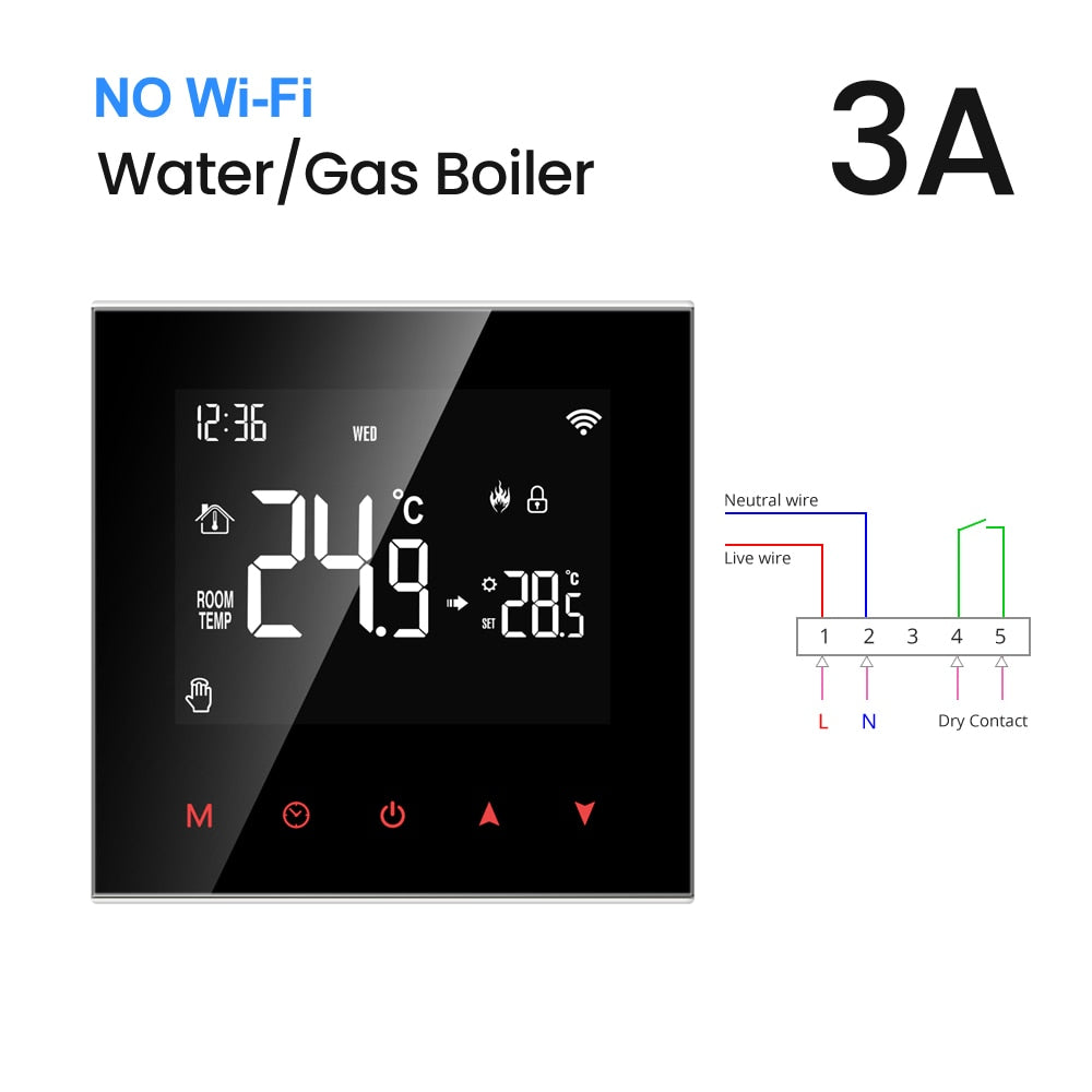 AVATTO Tuya WiFi Smart Thermostat - Remote Temperature Control for Google Home and Alexa