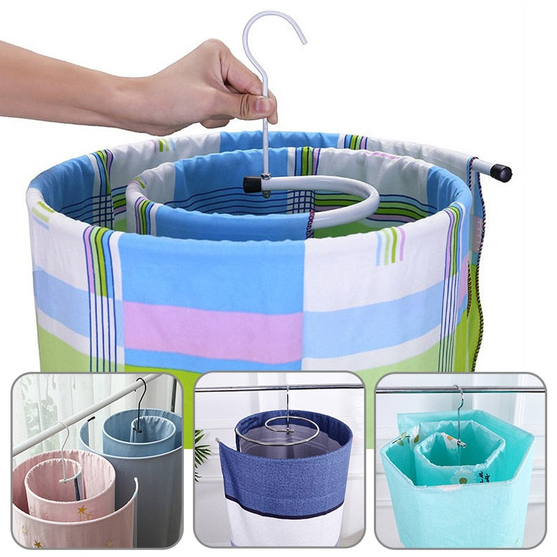 Spiral-Shaped Blanket Hanger - Stainless Steel Drying Rack
