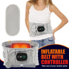 Inflatable Belt with Red Light Heating and Vibration Massage - Waist and Abdomen Pain Relief