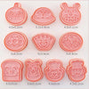 8-Piece Cookie Cutters Set - 3D Animal Dinosaur Shapes for Biscuit Pastry and Cookies