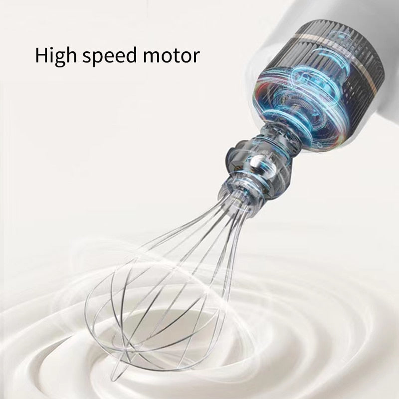 Portable Kitchen Mixer Set - Hand Mixer, Food Processor, and More