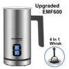 ELEKCHEF 4-in-1 Coffee Milk Frother and Warmer - Perfect for Latte, Cappuccino, and More