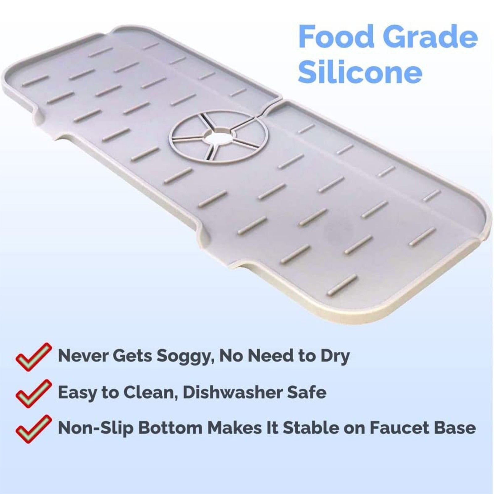 Sink Splash Guard - Silicone or Fabric