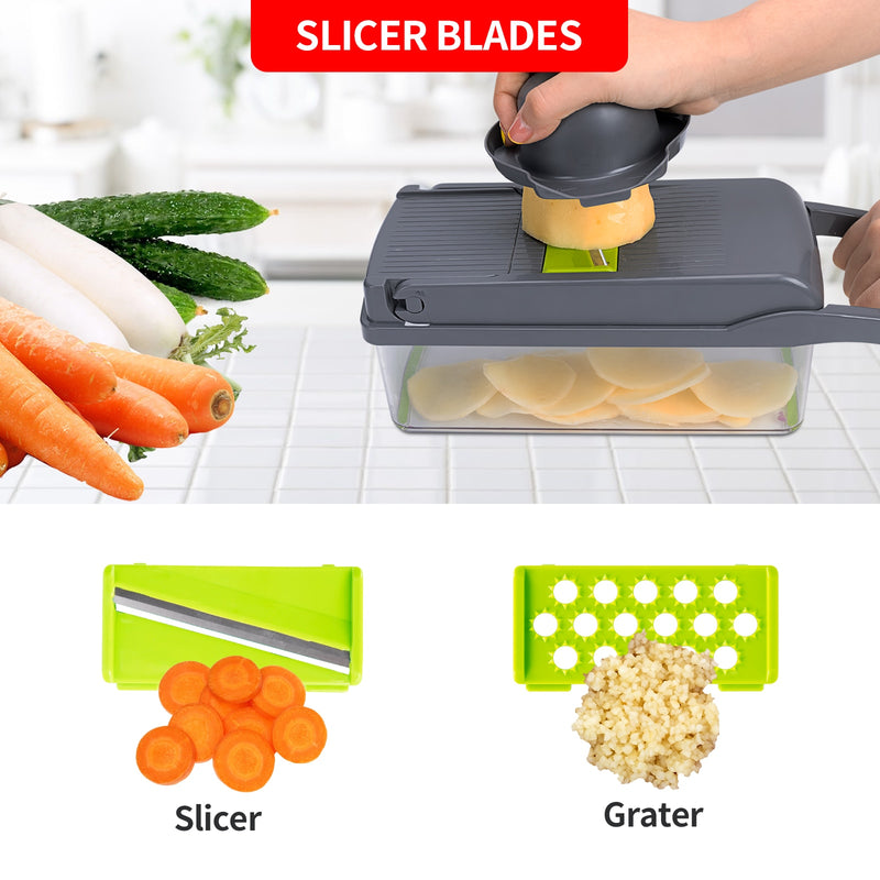 10 in 1 Fruit & Vegetable Cutter/Slicer/Mandolin/Shredder