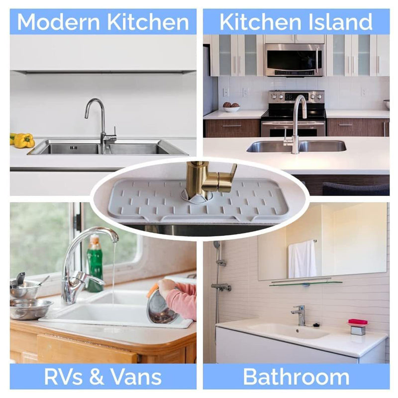 Sink Splash Guard - Silicone or Fabric