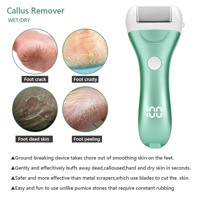 Electric Foot File for Heels - Pedicure Tool