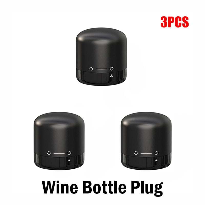 Wine/Champagne Bottle Stopper with Silicone Seal