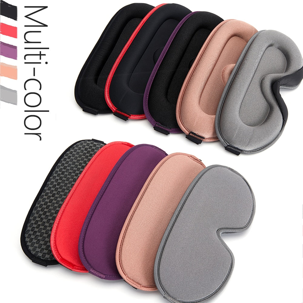 Soft Eye Mask for Sleeping and Travel - Blocks Out Light for Relaxation
