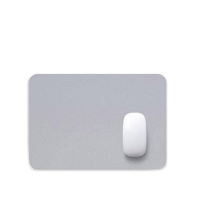PU Leather Mouse Pad - Cute and Waterproof Desk Pad for Office Supplies