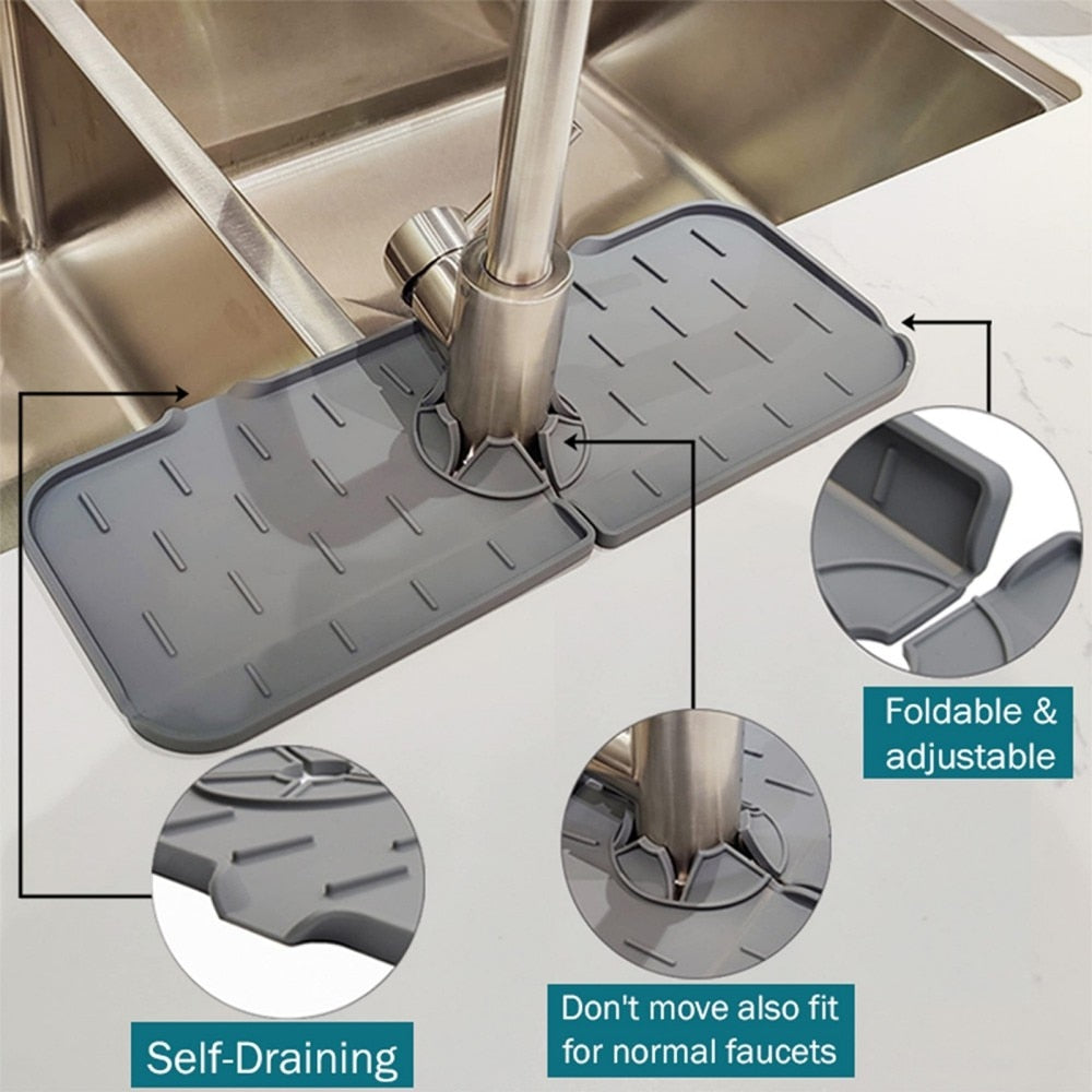 Sink Splash Guard - Silicone or Fabric