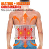 Inflatable Belt with Red Light Heating and Vibration Massage - Waist and Abdomen Pain Relief