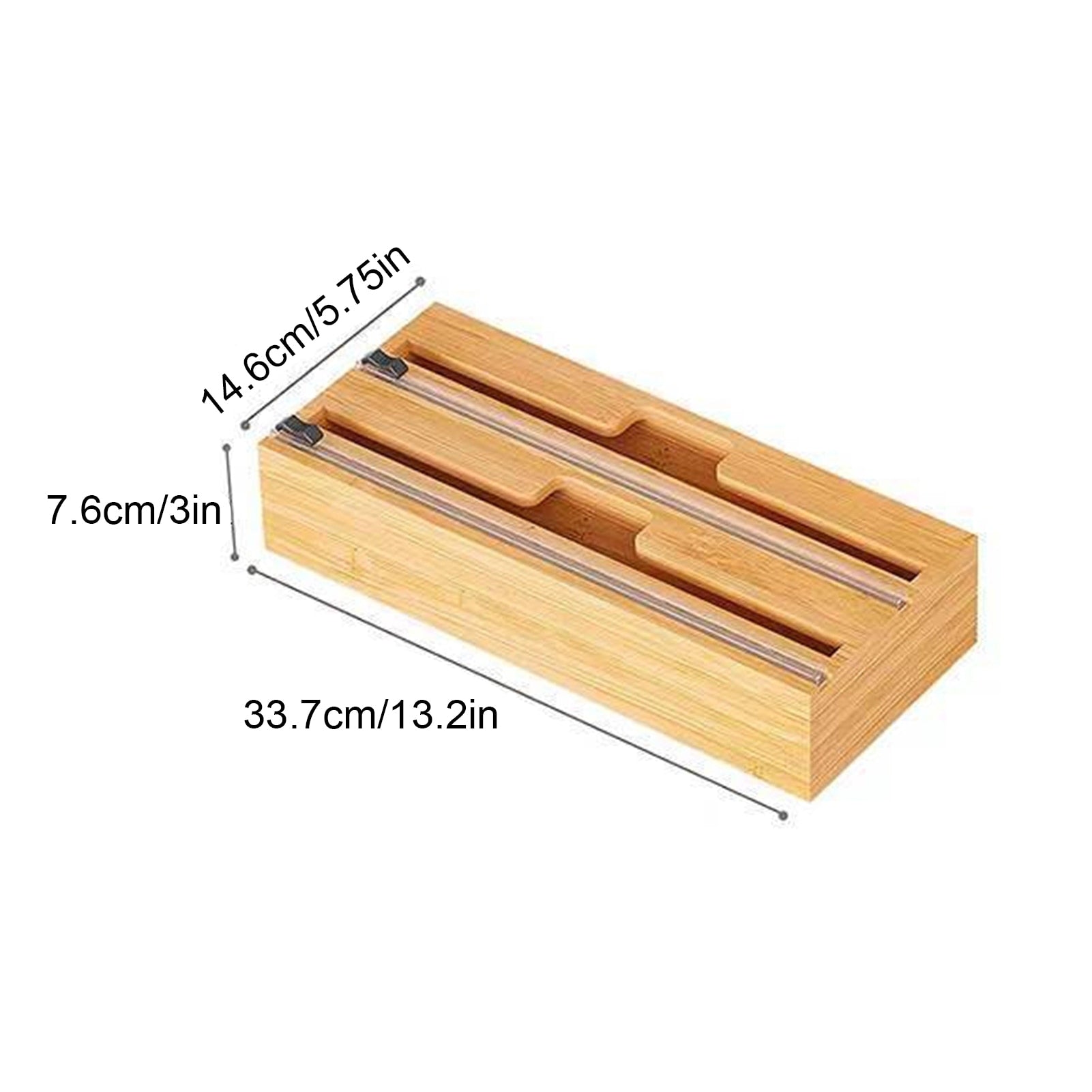 Bamboo Plastic Wrap Dispensers