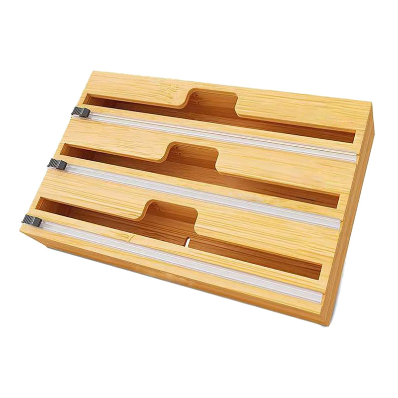 Bamboo Plastic Wrap Dispensers