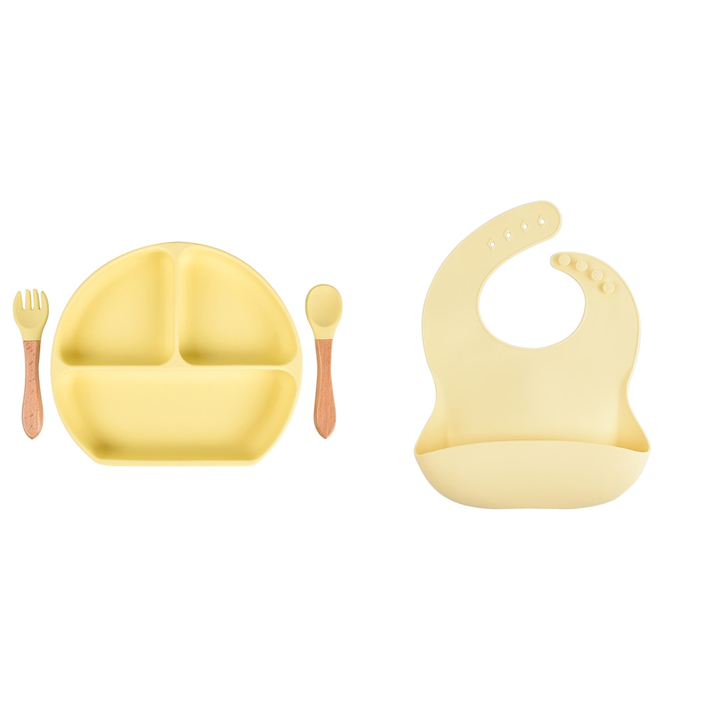 Baby Silicone Non-Slip Dinner Set