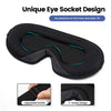 Soft Eye Mask for Sleeping and Travel - Blocks Out Light for Relaxation