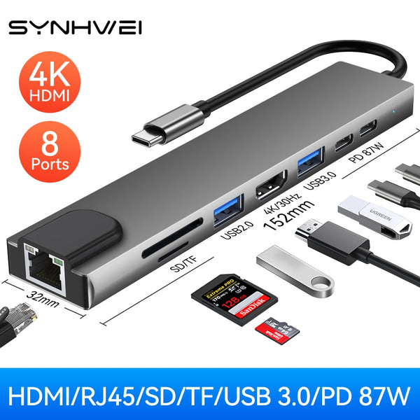 USB Docking Station (4-8 Port Options Available)