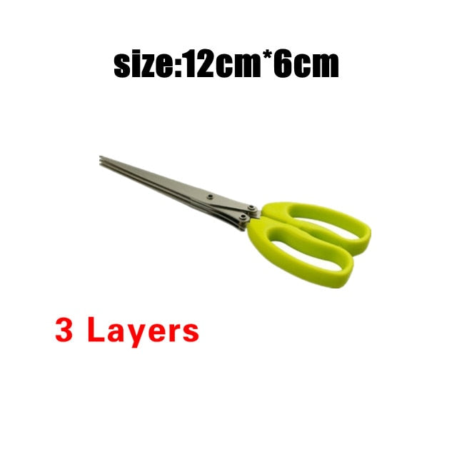 Muti-Blade Kitchen Scissors - Stainless Steel Vegetable Cutter