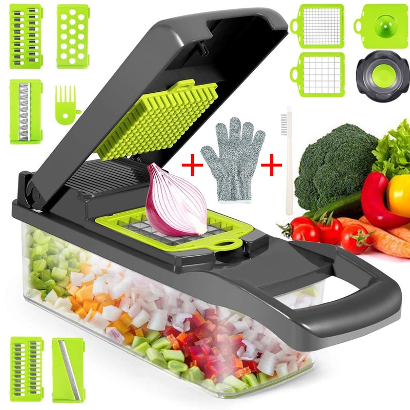 10 in 1 Fruit & Vegetable Cutter/Slicer/Mandolin/Shredder