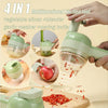 4-in-1 Multifunctional Electric Vegetable Cutter and Garlic Chopper