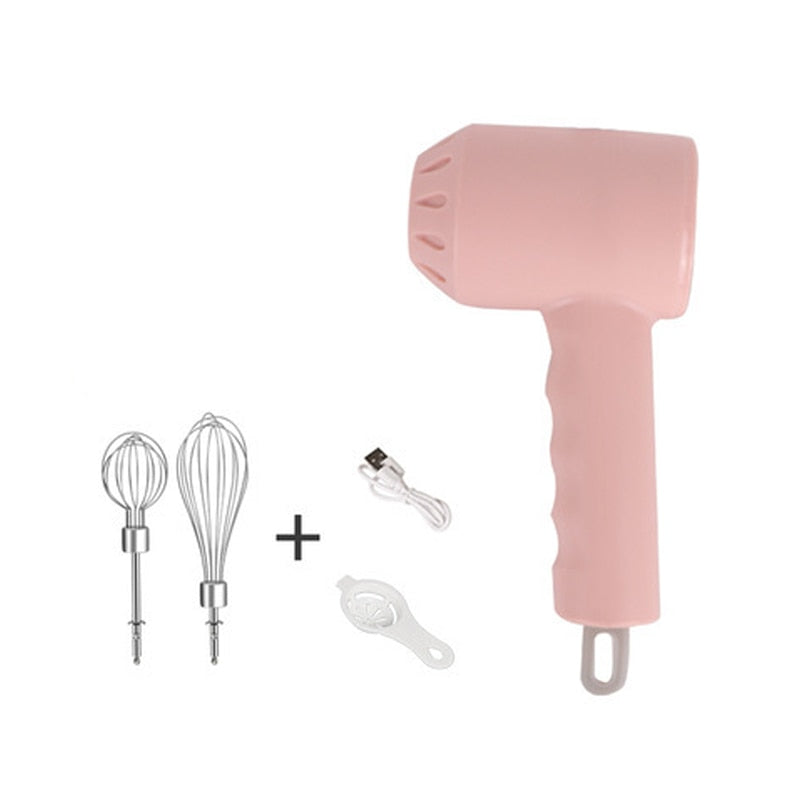 3-Speed Wireless Handheld Food Mixer