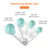 Stainless Steel Handle Measuring Spoon and Cup Set - Baking Kitchen Tools
