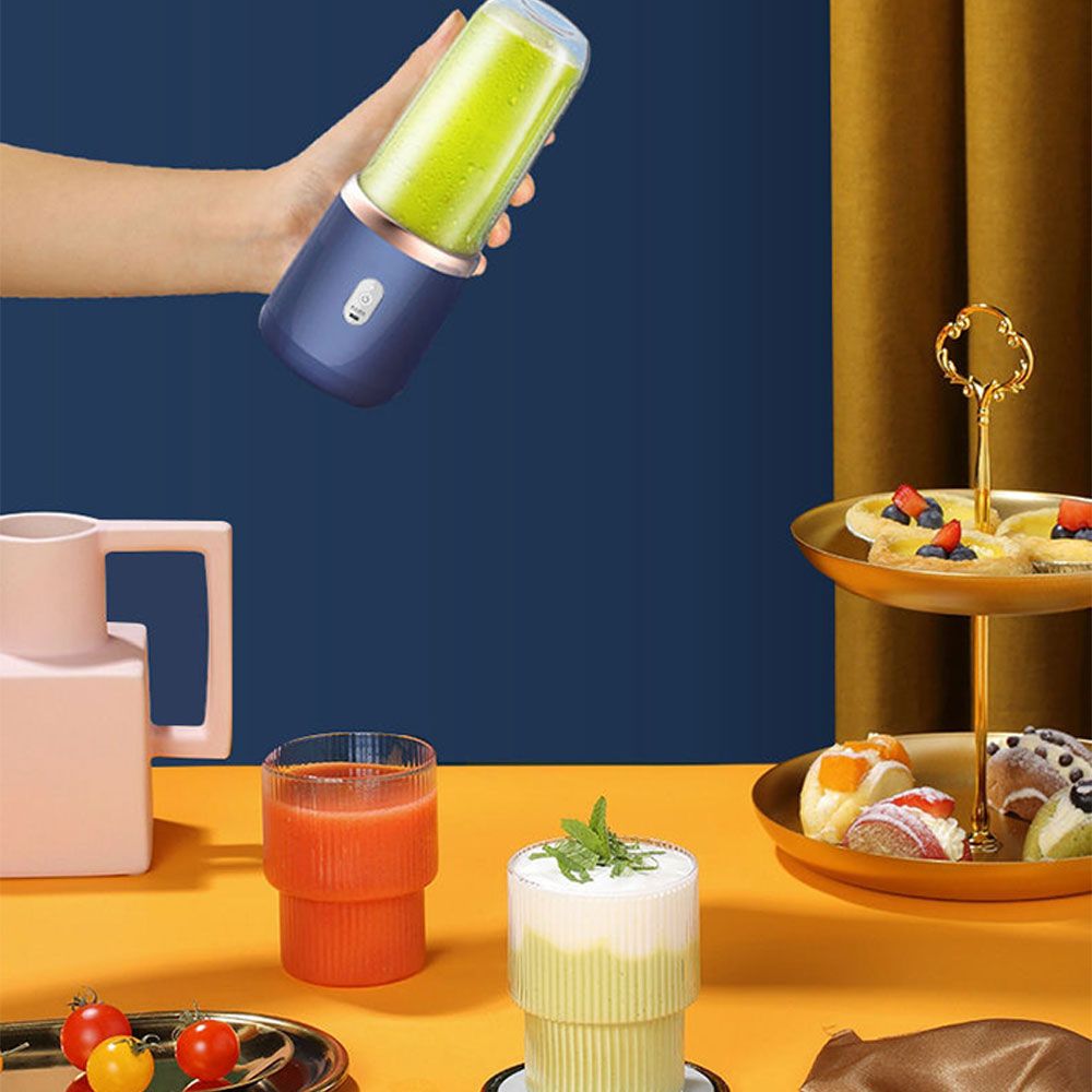 Portable Electric Juicer - 400ml Fruit Squeezer & Smoothie Blender