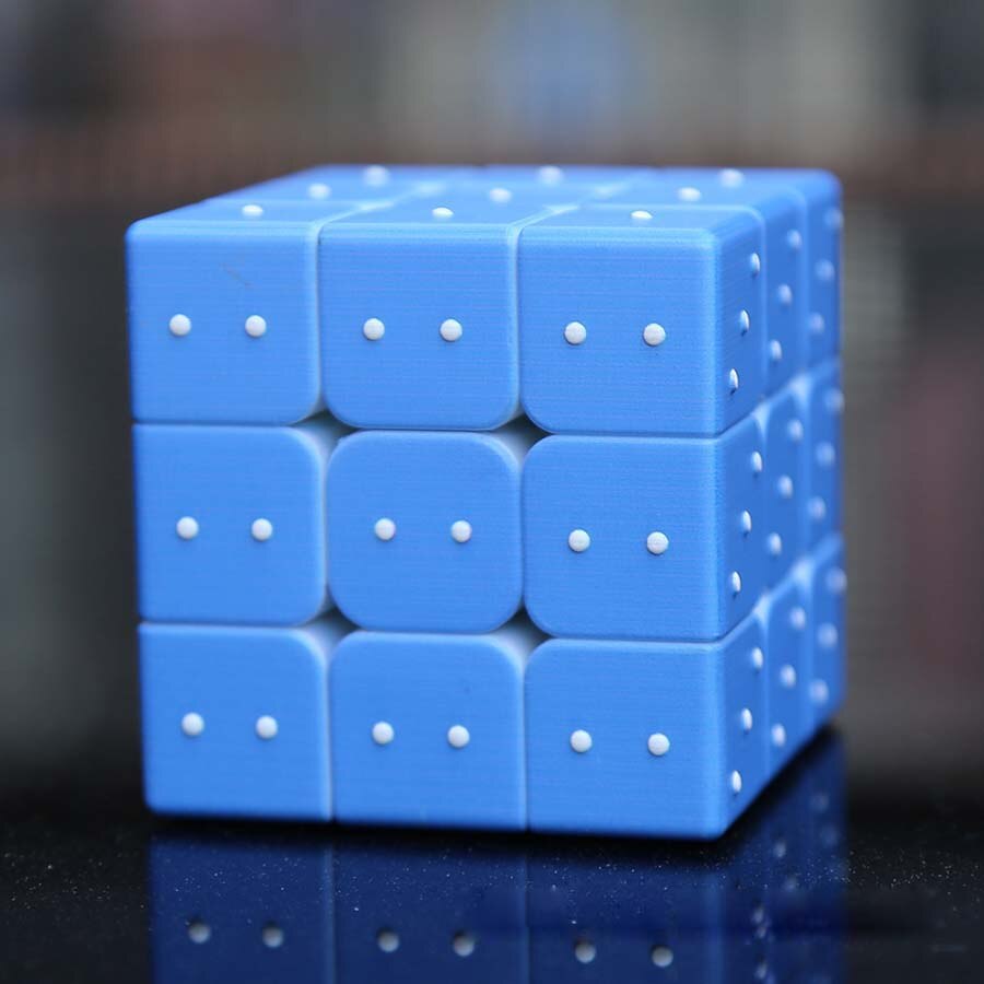Braille Cubic Puzzles