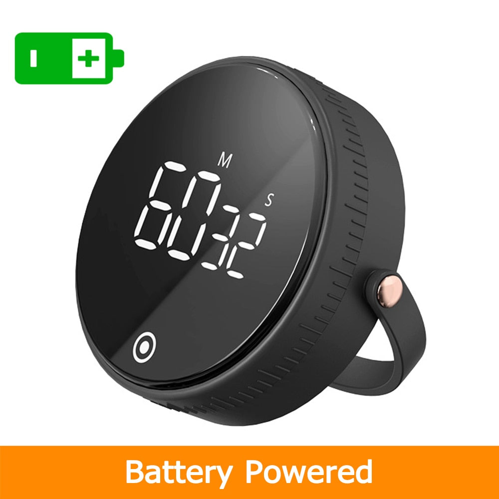 Magnetic LED Digital Kitchen Timer - Countdown and Alarm Clock