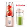 Portable Electric Juicer - 400ml Fruit Squeezer & Smoothie Blender