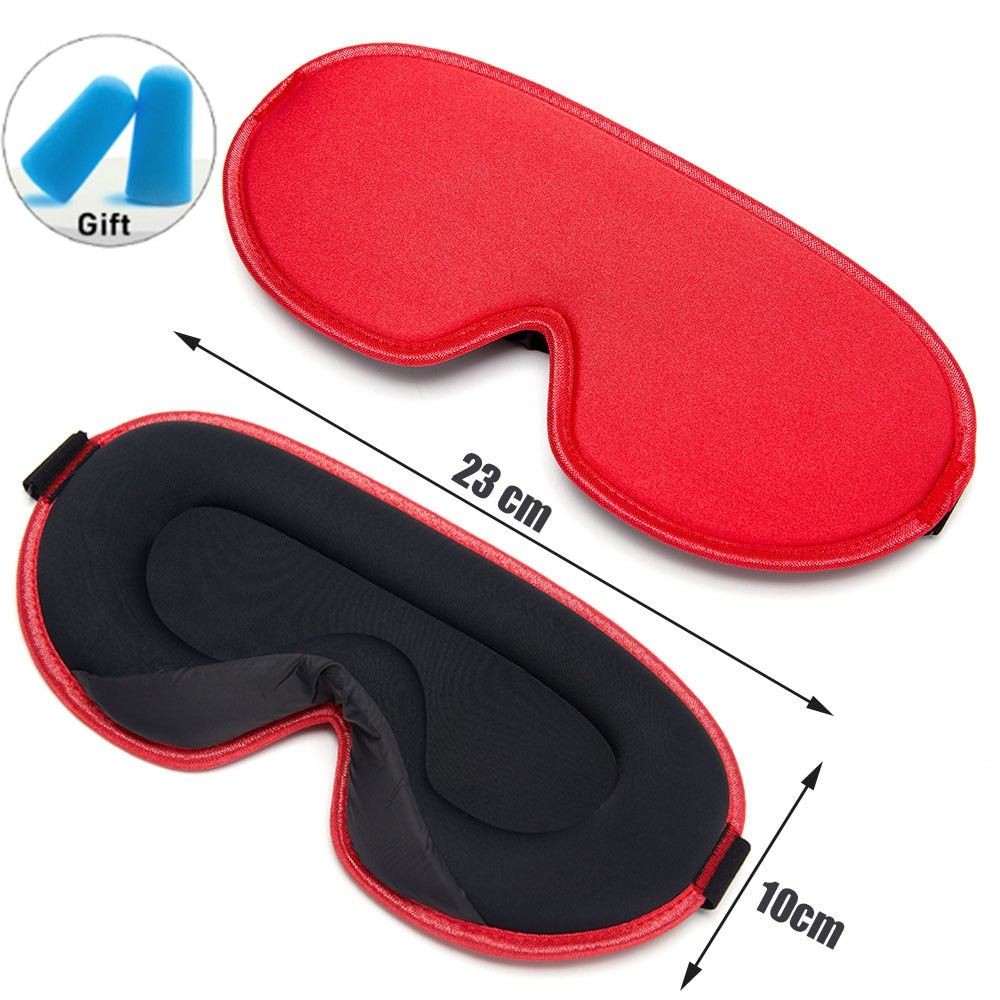Soft Eye Mask for Sleeping and Travel - Blocks Out Light for Relaxation