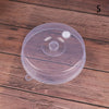Plastic Microwave Food Cover - Clear Lid with Vent for Kitchen