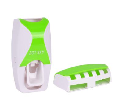 Automatic Toothpaste Dispenser & Toothbrush Holder (Wall Mounted)
