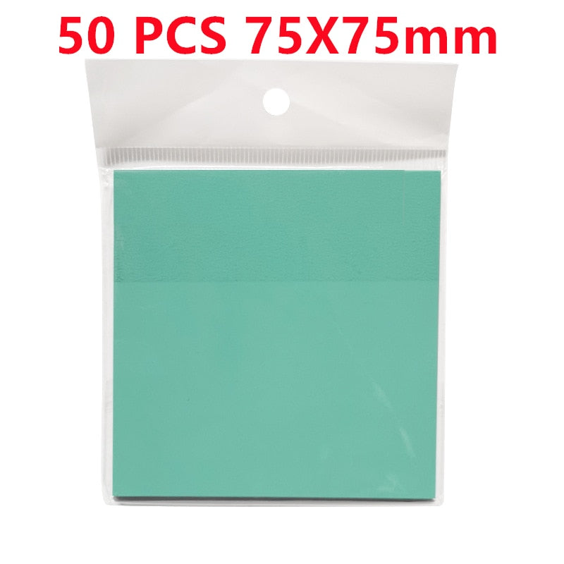 Translucent Sticky Notes - Waterproof PET - 50x Sheets