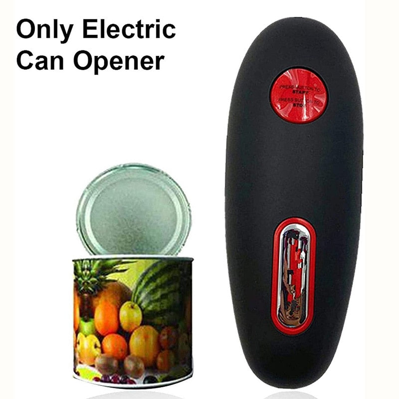 Electric Can Opener One Tuch Operation Automatic Can Opener Battery Powered  JY