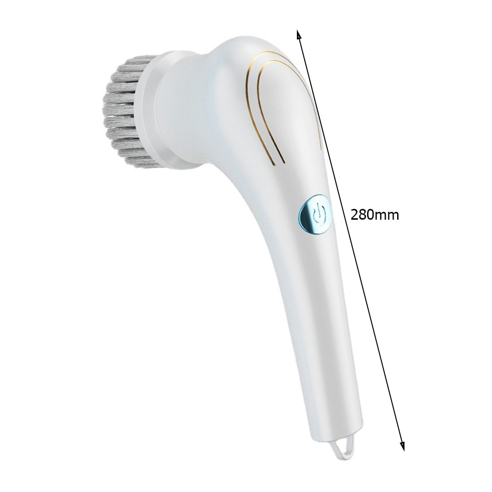 5-in-1 Multifunctional Electric Cleaning Brush - USB charging Bathroom & Kitchen Cleaning Tool
