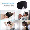 Soft Eye Mask for Sleeping and Travel - Blocks Out Light for Relaxation