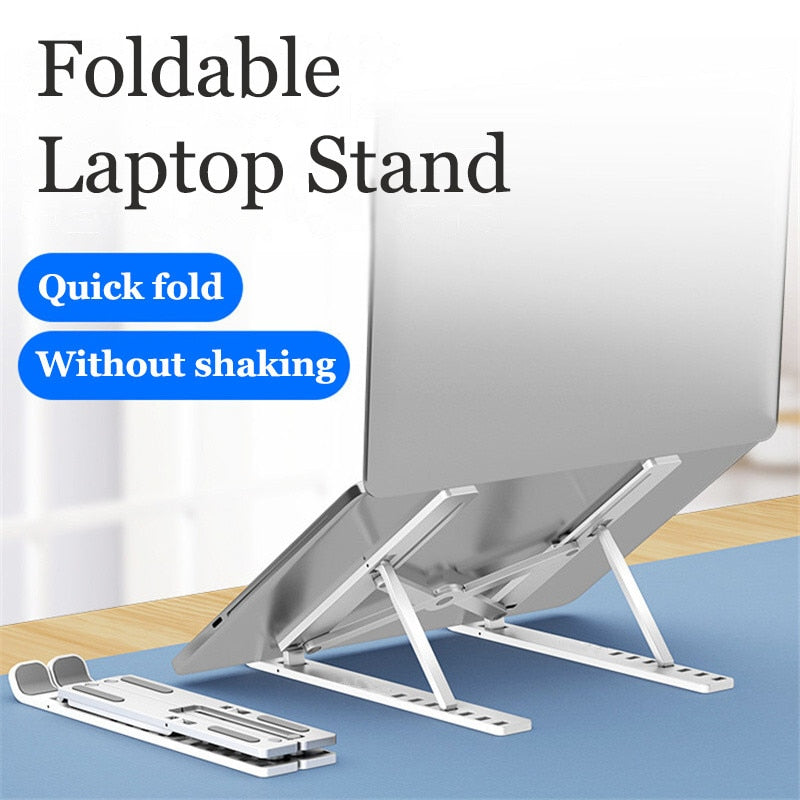 Adjustable Laptop Stand - Portable Support for iPad, Macbook and Laptops