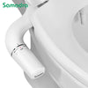 Ultra-Slim Bidet Toilet Seat Attachment - Dual Nozzle, Adjustable Water Pressure