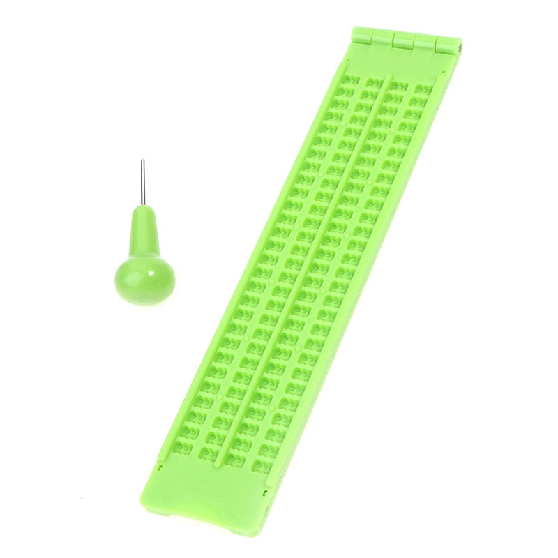 Braille Writing Slate - 4 Columns x 28 Rows