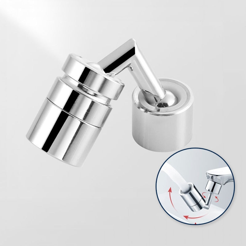 720° Rotatable Brass Faucet Sprayer Head with Splash Filter