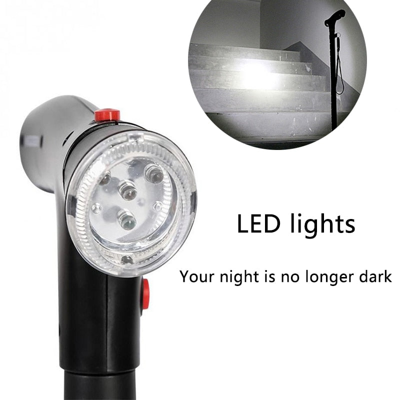 Collapsible Telescopic Folding LED Cane